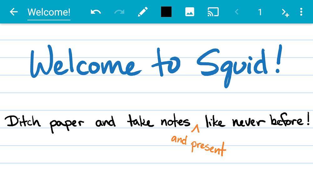 Squid: Take Notes, Markup PDFs Captura de pantalla 0