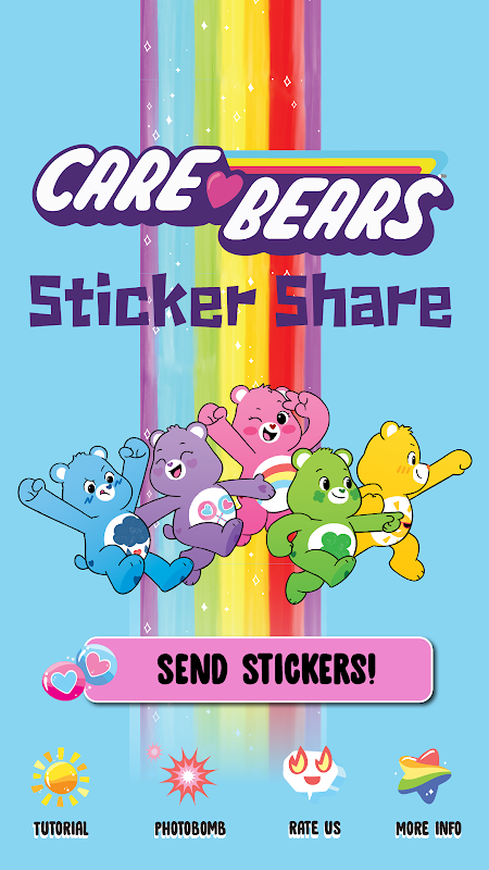 Care Bears Sticker Share स्क्रीनशॉट 1