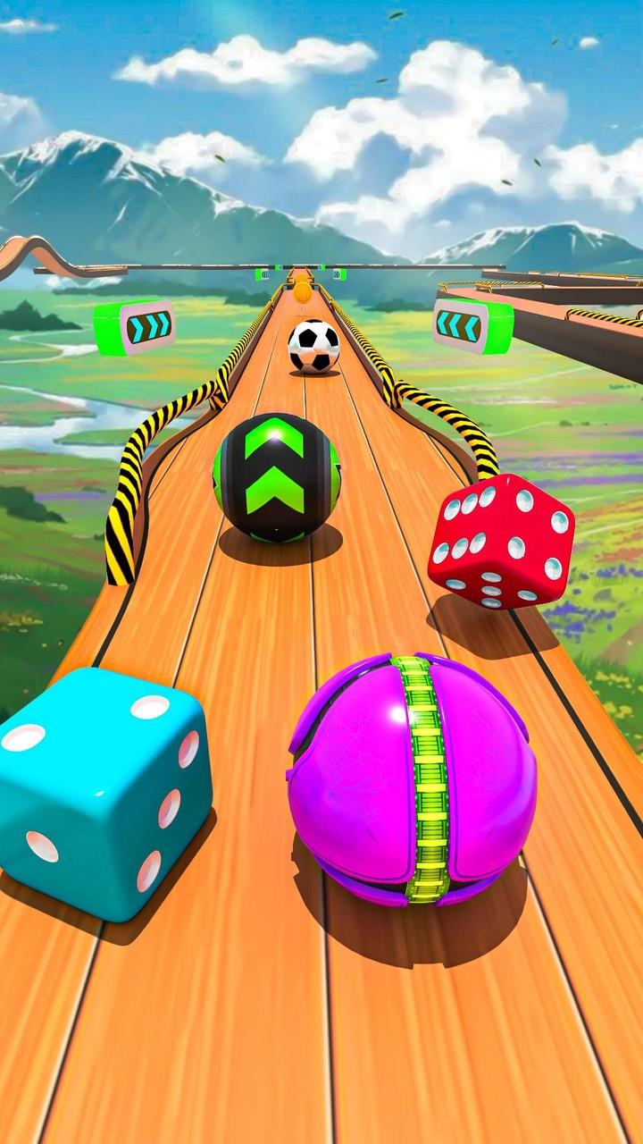 Sky Rolling Ball Game 3D Ball Скриншот 2