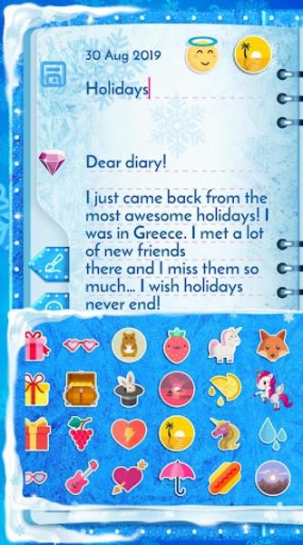 Winter Princess Diary Captura de tela 3