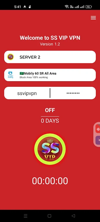 SS VIP VPN Tangkapan skrin 3