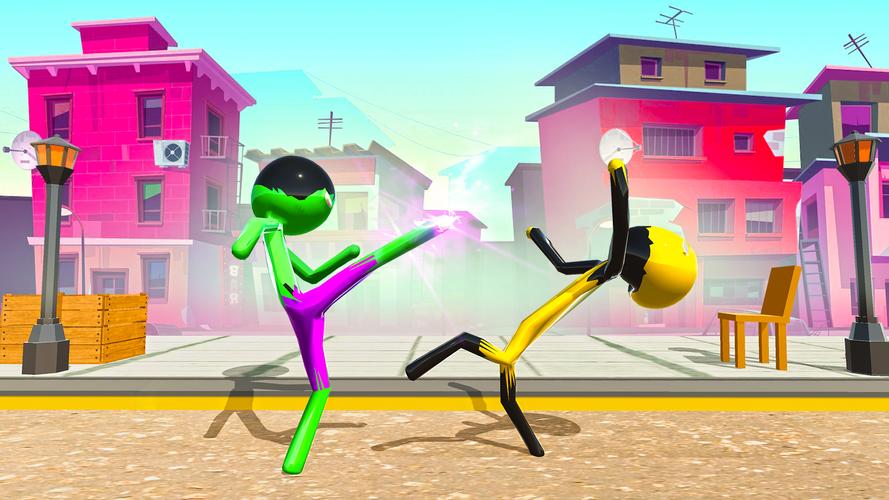 Stickman Ninja Fight: Ropehero Ảnh chụp màn hình 0