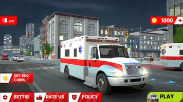 city ambulance game Ảnh chụp màn hình 0