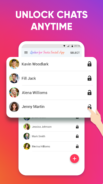 Locker for Insta Social App Mod Zrzut ekranu 3