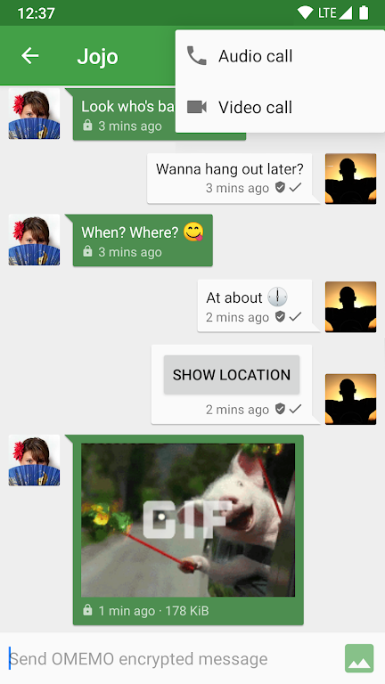 Conversations (Jabber / XMPP) Captura de tela 2