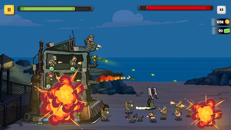 Schermata World War Army Defense: TD WW2 1