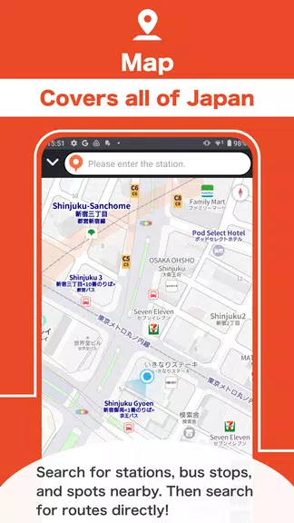 Japan Transit Planner Tangkapan skrin 3