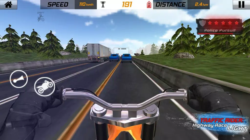 Traffic Rider: Highway Race Li 螢幕截圖 2