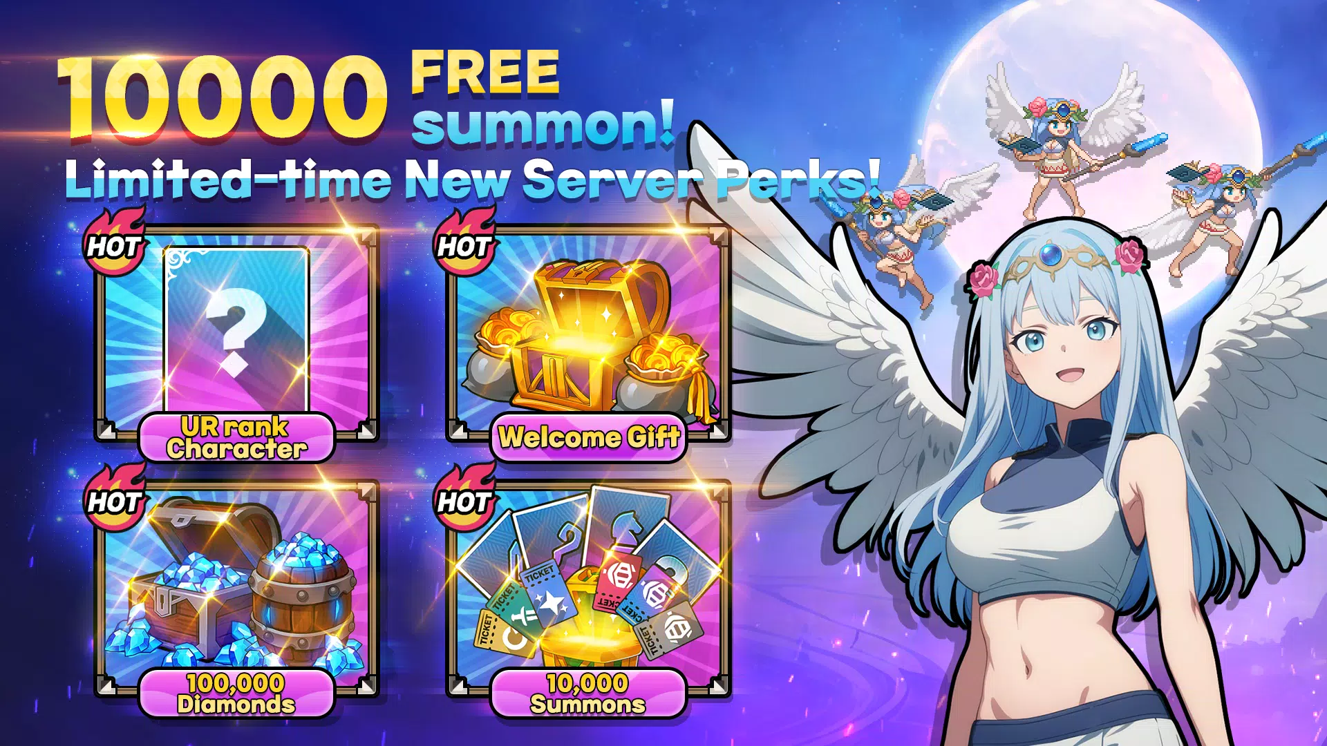Conquest Girls: AFK Idle RPG Zrzut ekranu 1