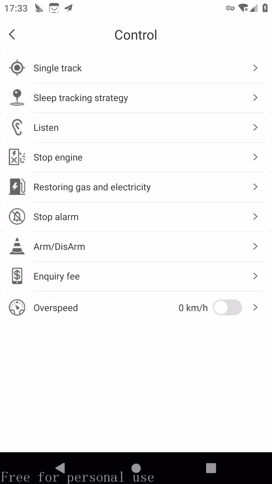 Schermata BAANOOL IOT 3