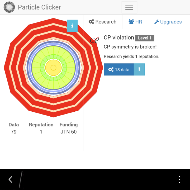 Particle Clicker Schermafbeelding 1