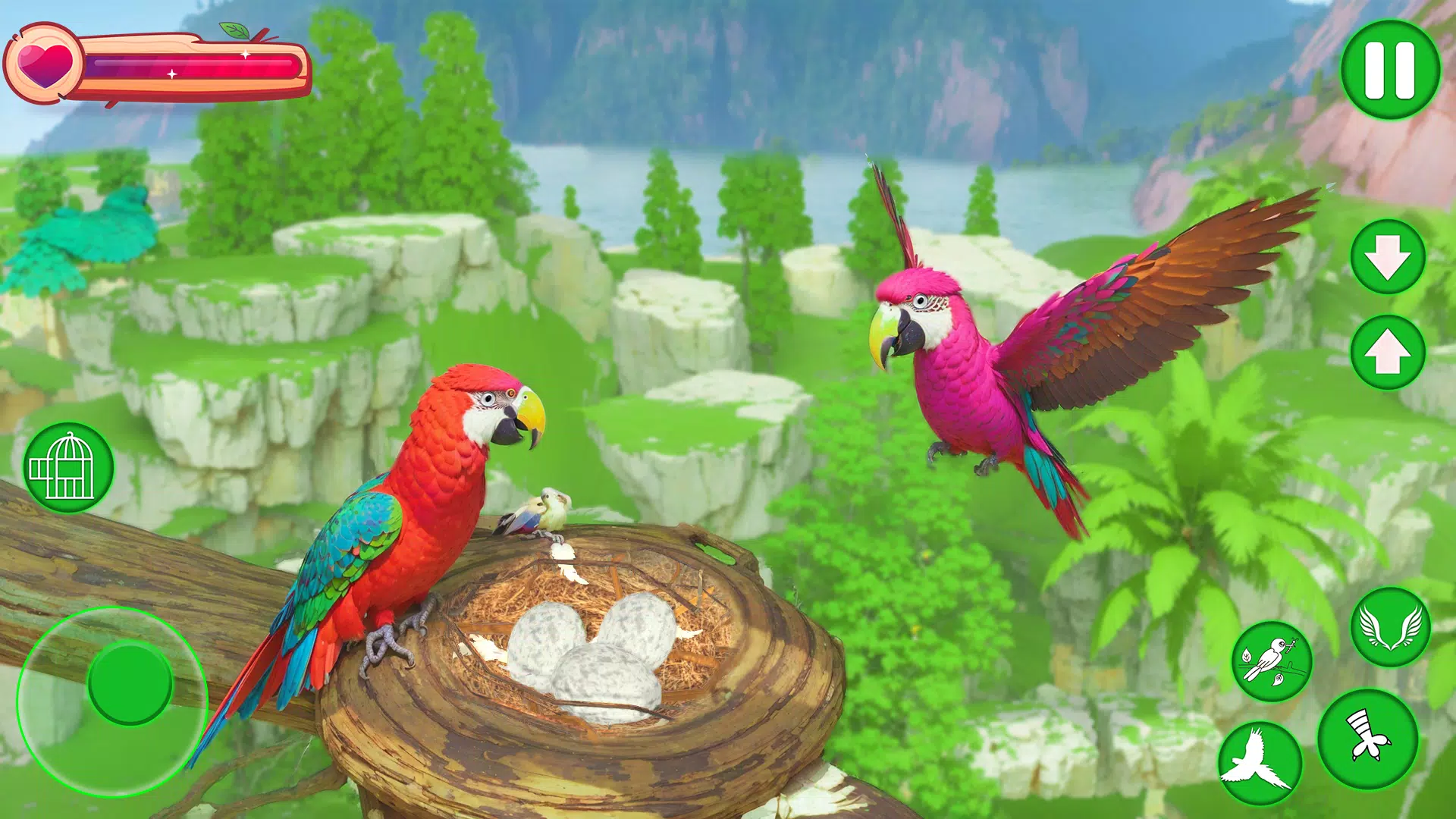 Parrot Bird Simulator Game Ảnh chụp màn hình 2