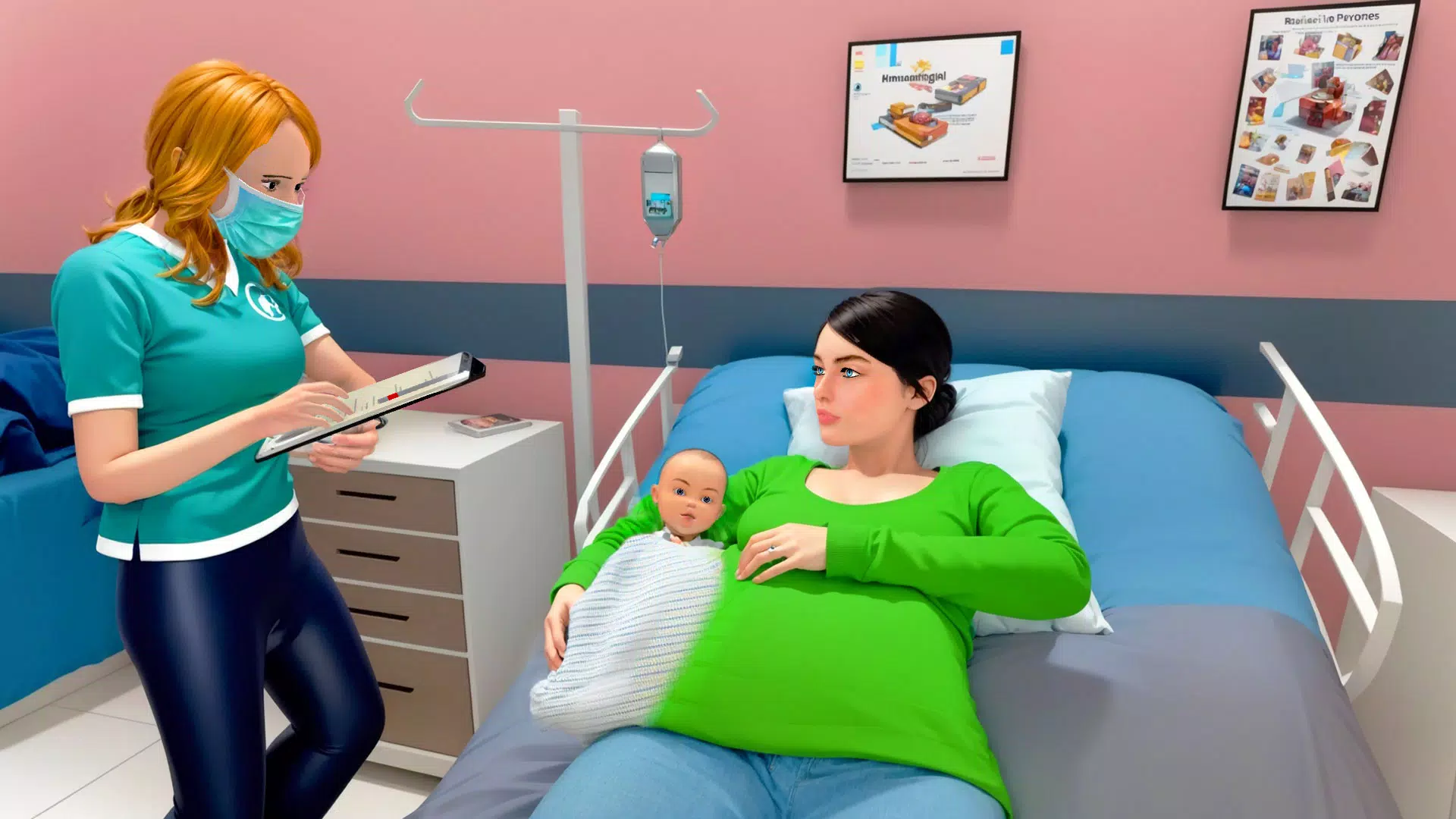 Pregnant Mom Game: Family life Captura de tela 1