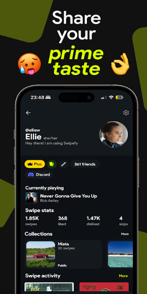 Swipefy for Spotify Скриншот 1