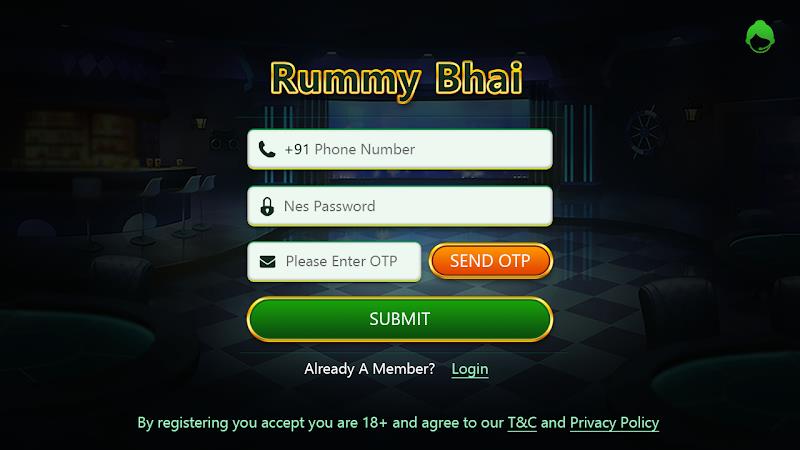 Rummy Bhai: Online Card Game 螢幕截圖 1