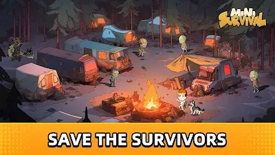 Mini Survival: Zombie Fight Ảnh chụp màn hình 3