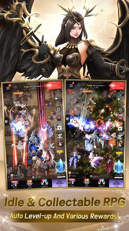 Valkyrie Rush: Idle & Merge Tangkapan skrin 0