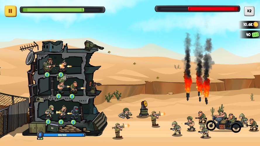 Schermata World War Army Defense: TD WW2 2