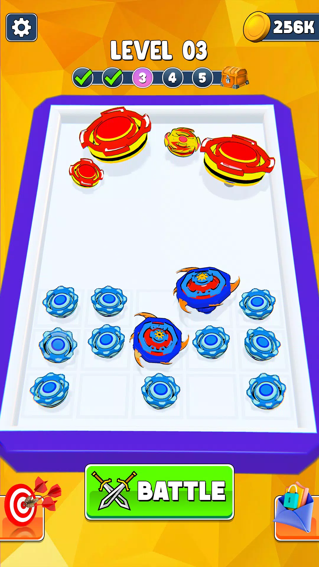 Schermata Merge & Battle Spinner Game 0