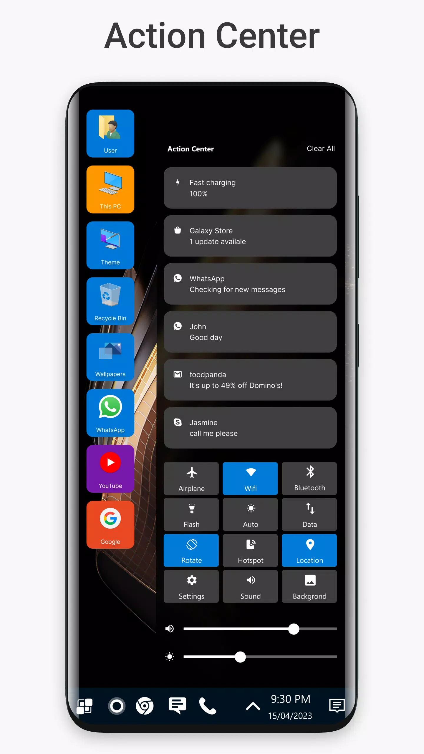 Win 11 Launcher 螢幕截圖 2