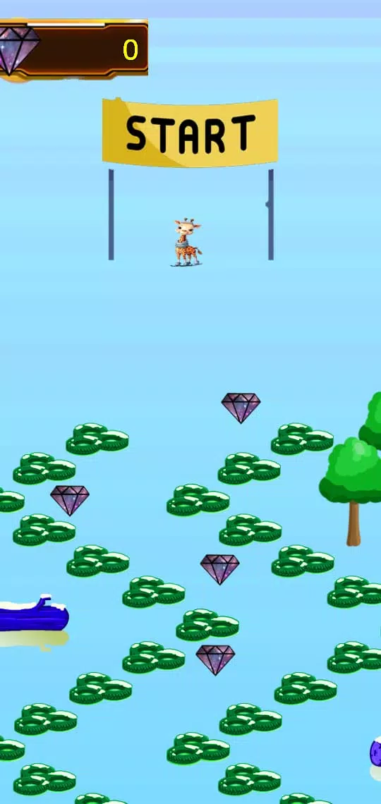 Snowy Giraffe Adventure Скриншот 2