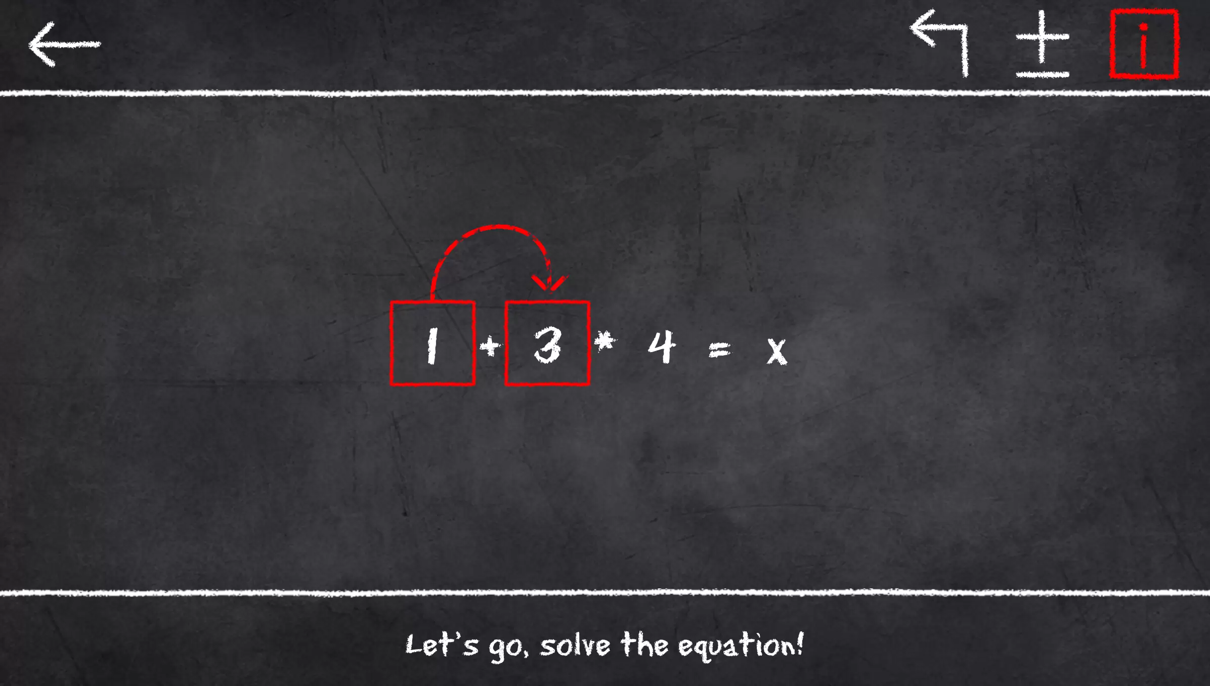 x=1: Learn to solve equations ภาพหน้าจอ 1