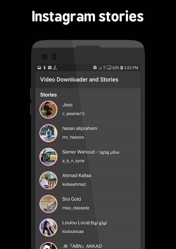 Video Downloader and Stories Tangkapan skrin 3