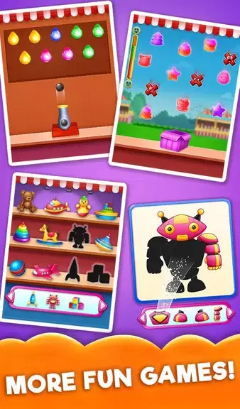 Cotton Candy Shop: Candy Maker ဖန်သားပြင်ဓာတ်ပုံ 3