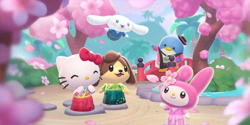 “ Hello Kitty Island的最新更新功能Spring Cherry Blossoms”