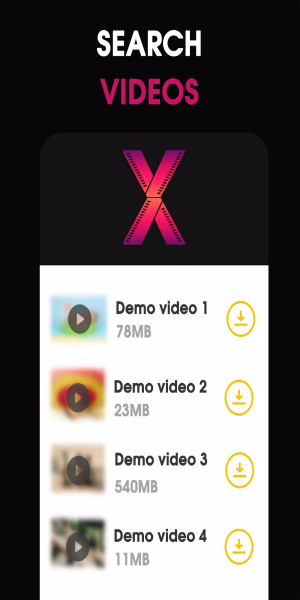 X Sexy Video Downloader Captura de pantalla 1