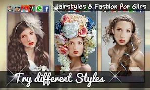 Hairstyles & Fashion for Girls スクリーンショット 1