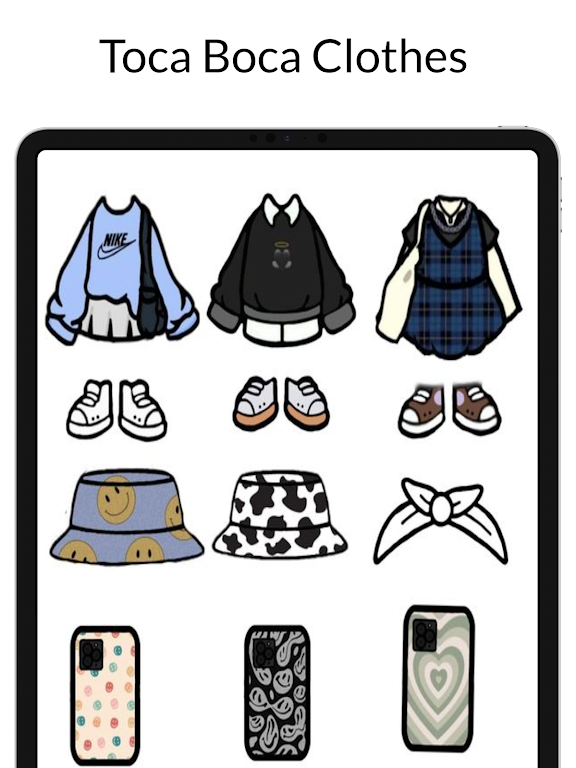 Toca Boca Clothes Ideas 螢幕截圖 1