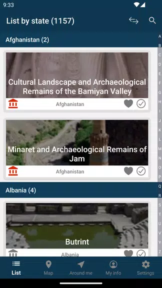 World Heritage - UNESCO List ဖန်သားပြင်ဓာတ်ပုံ 2