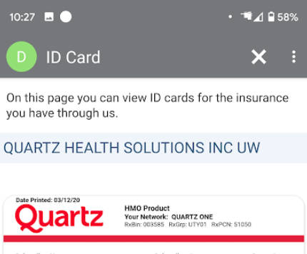 Quartz MyChart Schermafbeelding 1