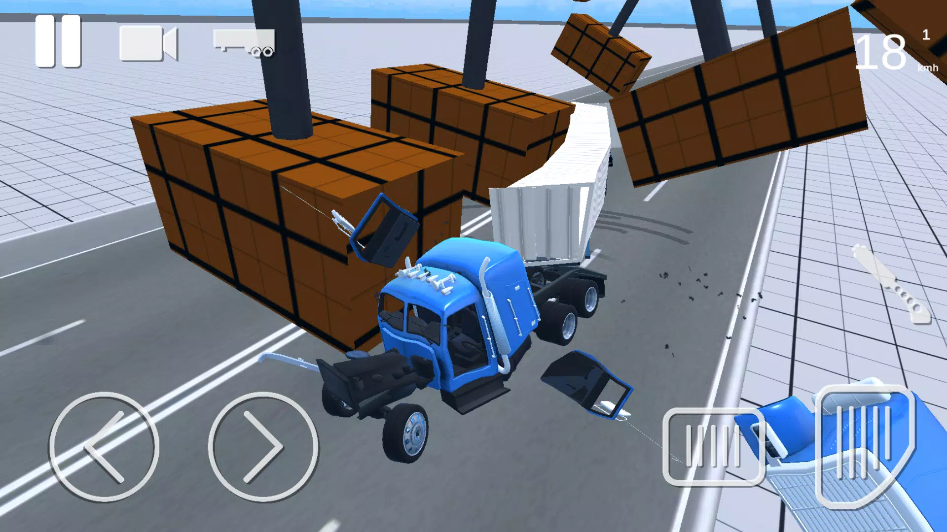 Truck Crash Simulator Accident Captura de tela 2