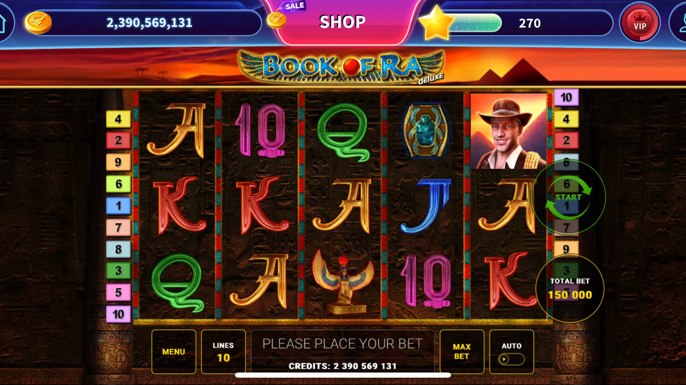 Book of Ra™ Deluxe Slot Tangkapan skrin 0