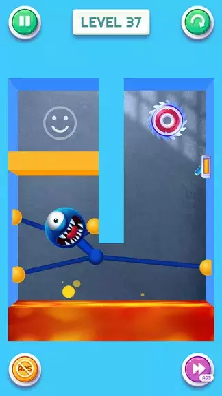 Blue Monster: Stretch Game Ekran Görüntüsü 3