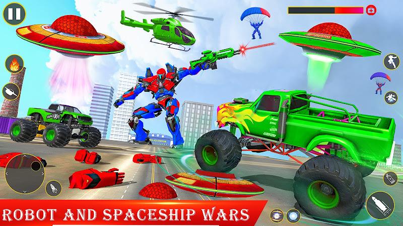 Spaceship Robot Transform Game Ảnh chụp màn hình 0