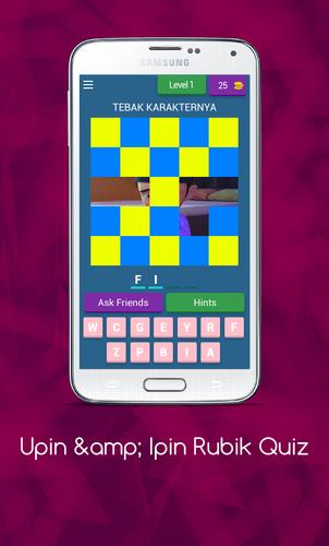 Upin & Ipin Rubik Quiz ဖန်သားပြင်ဓာတ်ပုံ 3