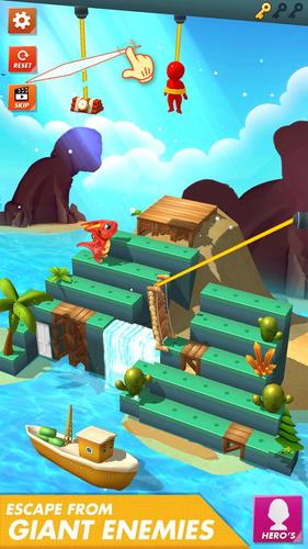 Rope Cut - Rescue Hero Скриншот 1
