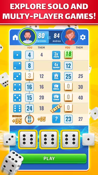 Yatzy: Dice Game Online应用截图第1张