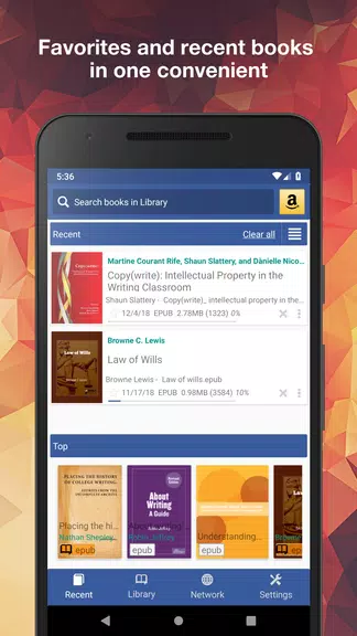 KReader kindle  read all books Capture d'écran 0