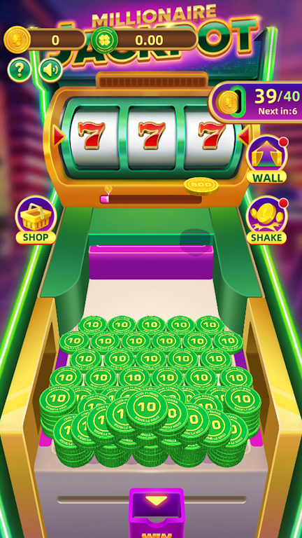 Jackpot Lucky Pusher ภาพหน้าจอ 0
