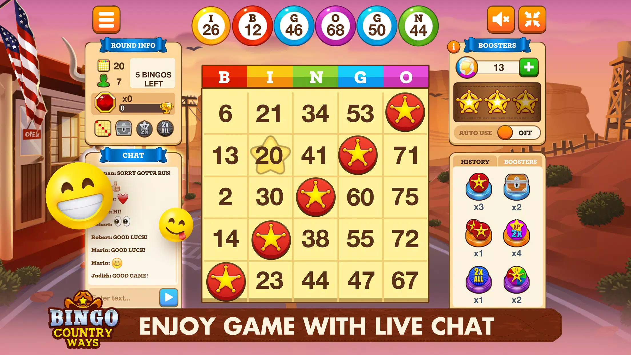 Bingo Country Ways Screenshot 0