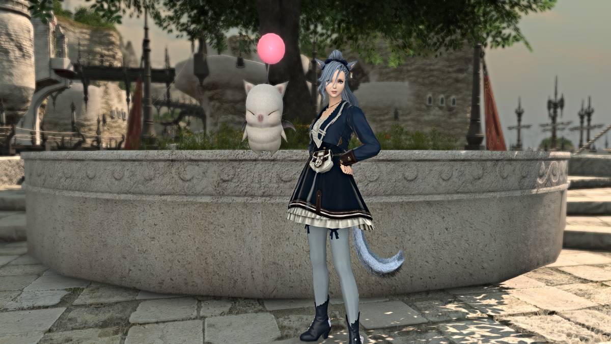 Initerant Moogle NPC ใน Final Fantasy XIV