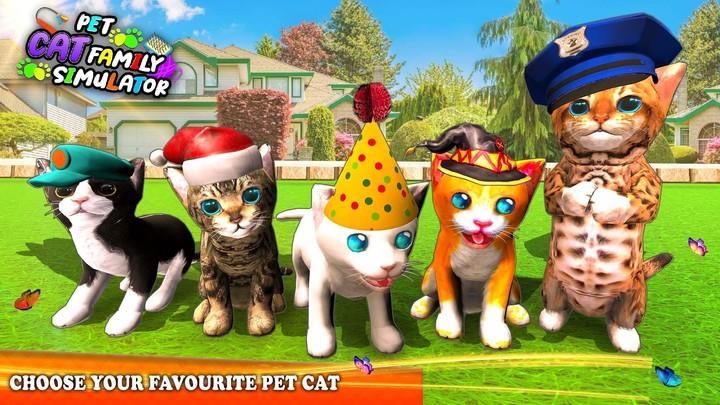 Pet Cat Simulator Cat Games ဖန်သားပြင်ဓာတ်ပုံ 3