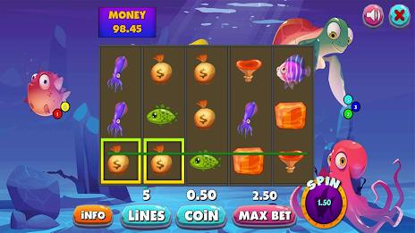 Jackpot underwater City slots Capture d'écran 2