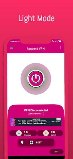 Respond VPN-Secure/private VPN Captura de tela 2