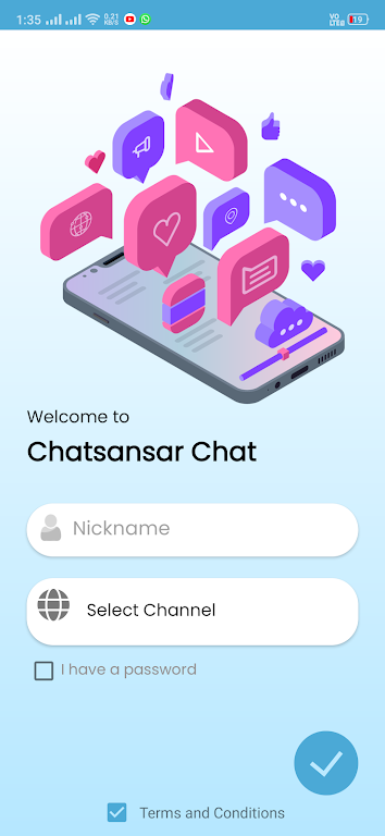 ChatSansar 螢幕截圖 0