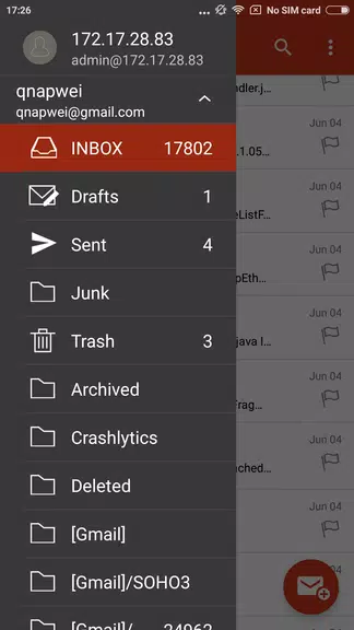 QmailClient ဖန်သားပြင်ဓာတ်ပုံ 3